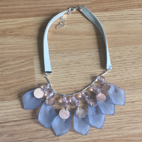 Jewelry - Blue Glass Bead Choker